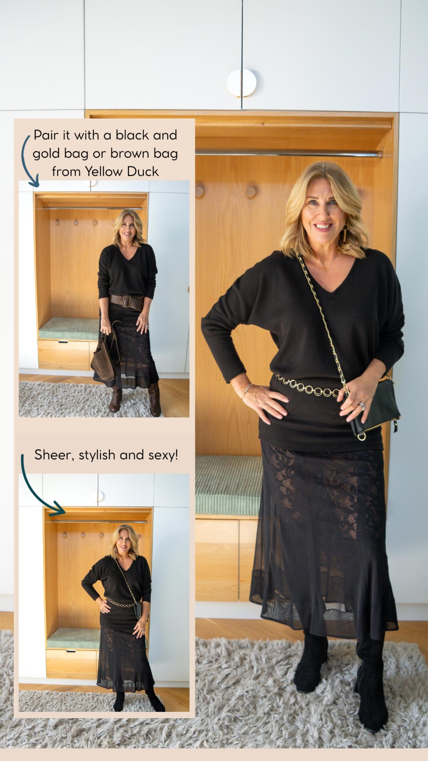 Orange Python Wrap Dress