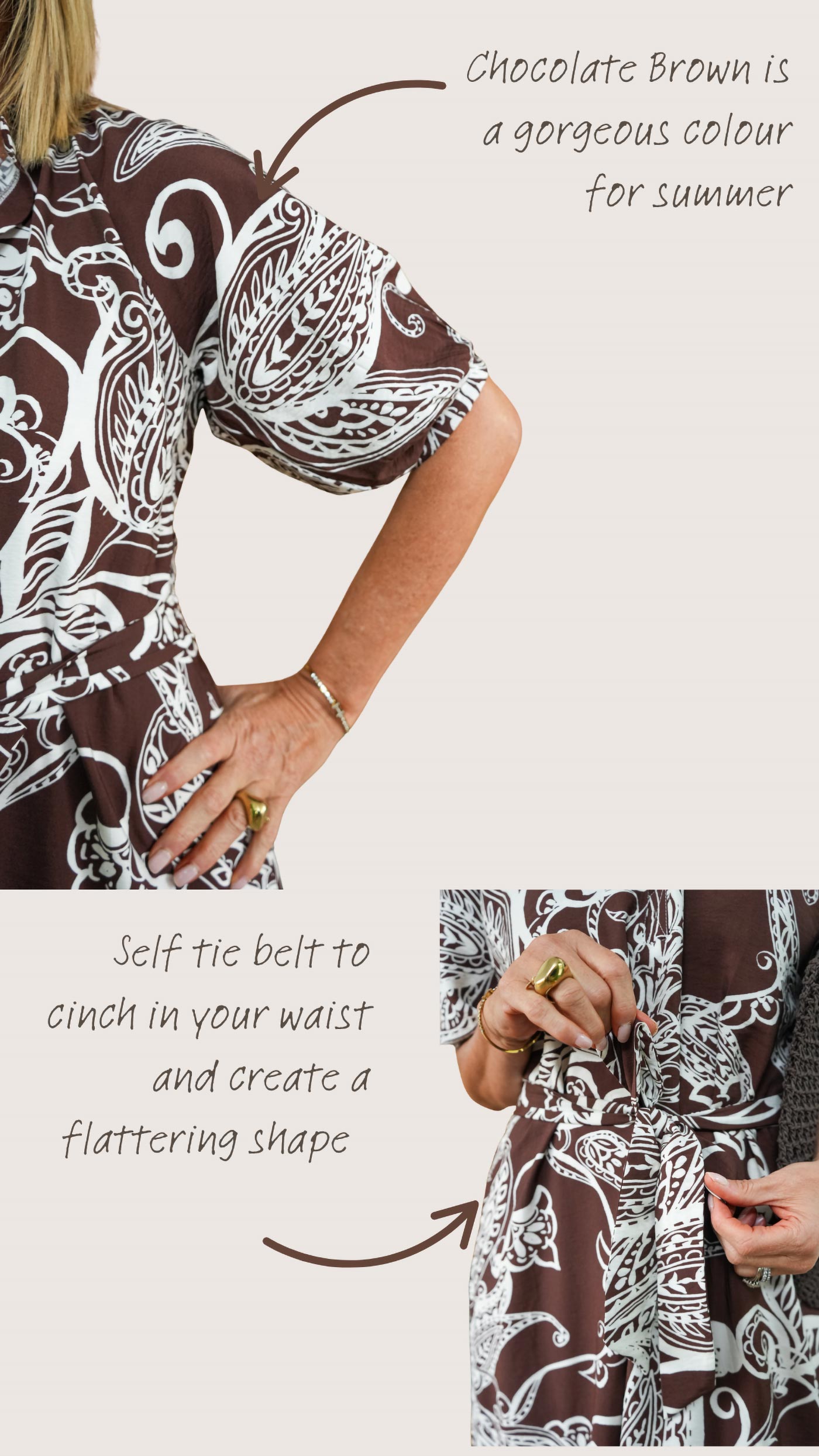 Orange Python Wrap Dress