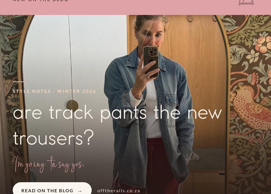 Are Track Pants the New Trousers?